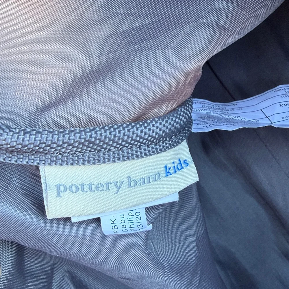 Pottery Barn Kids Blue Camouflage Duffle Bag Personalized “Ryan” Gym Travel Bag